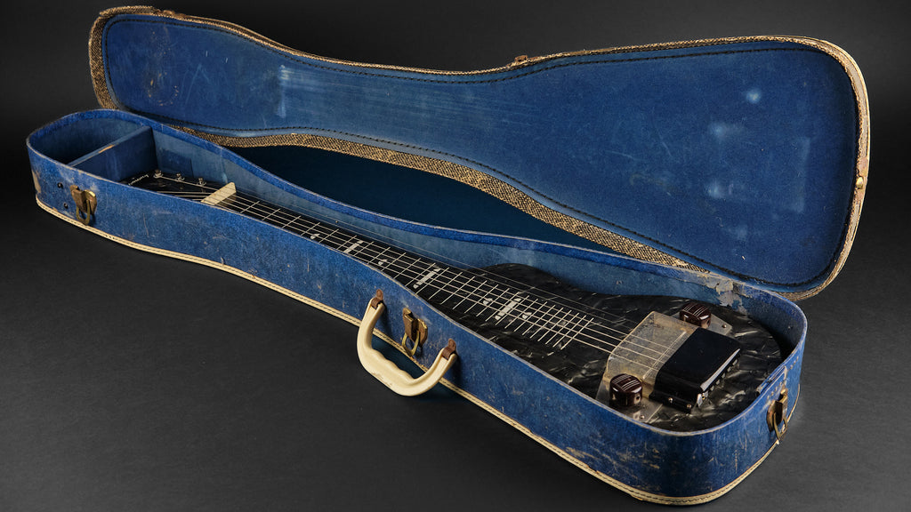 1953 Harmony H-4 Lap Steel Pearloid Grey