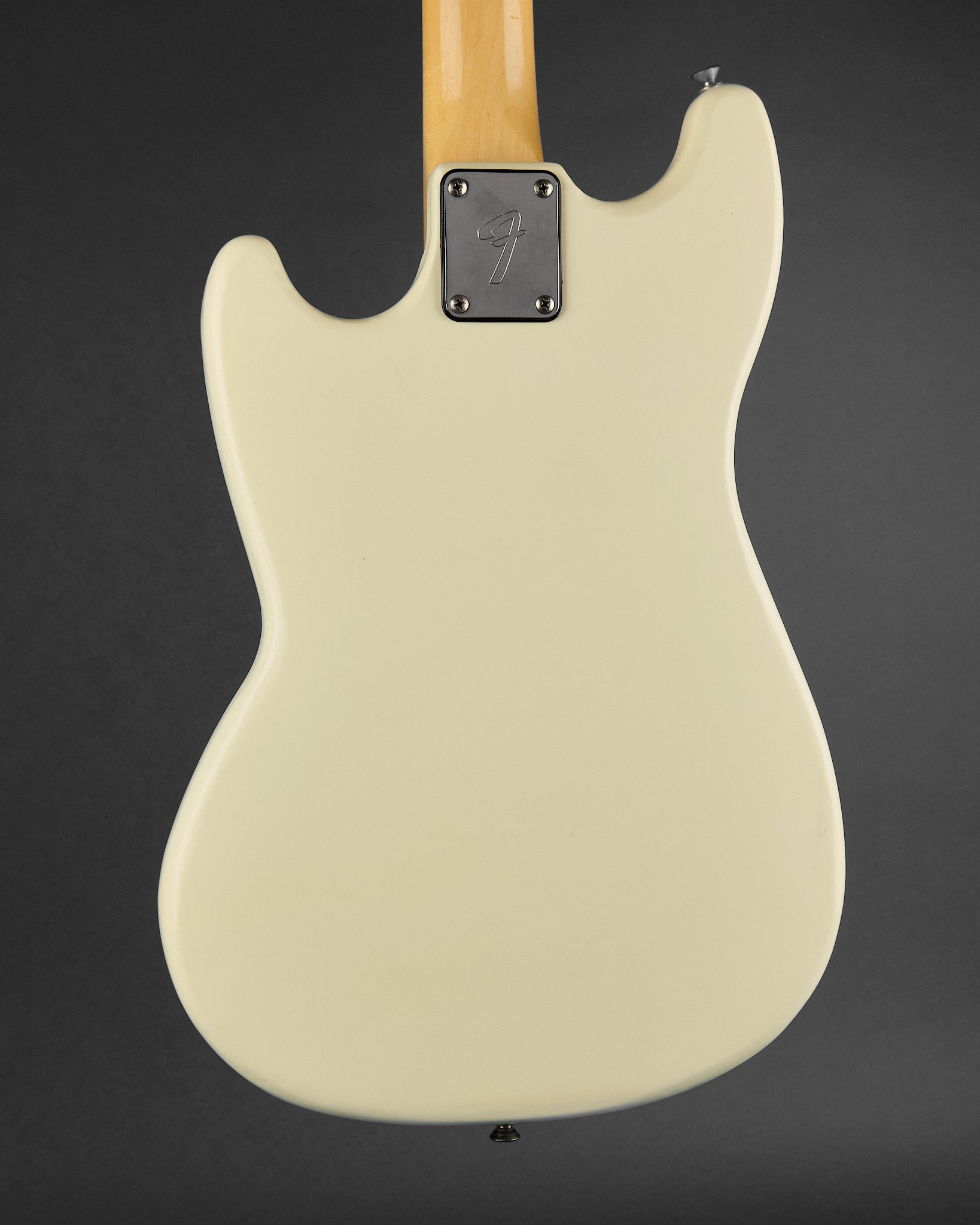 1979 Fender Musicmaster Bass White Refin