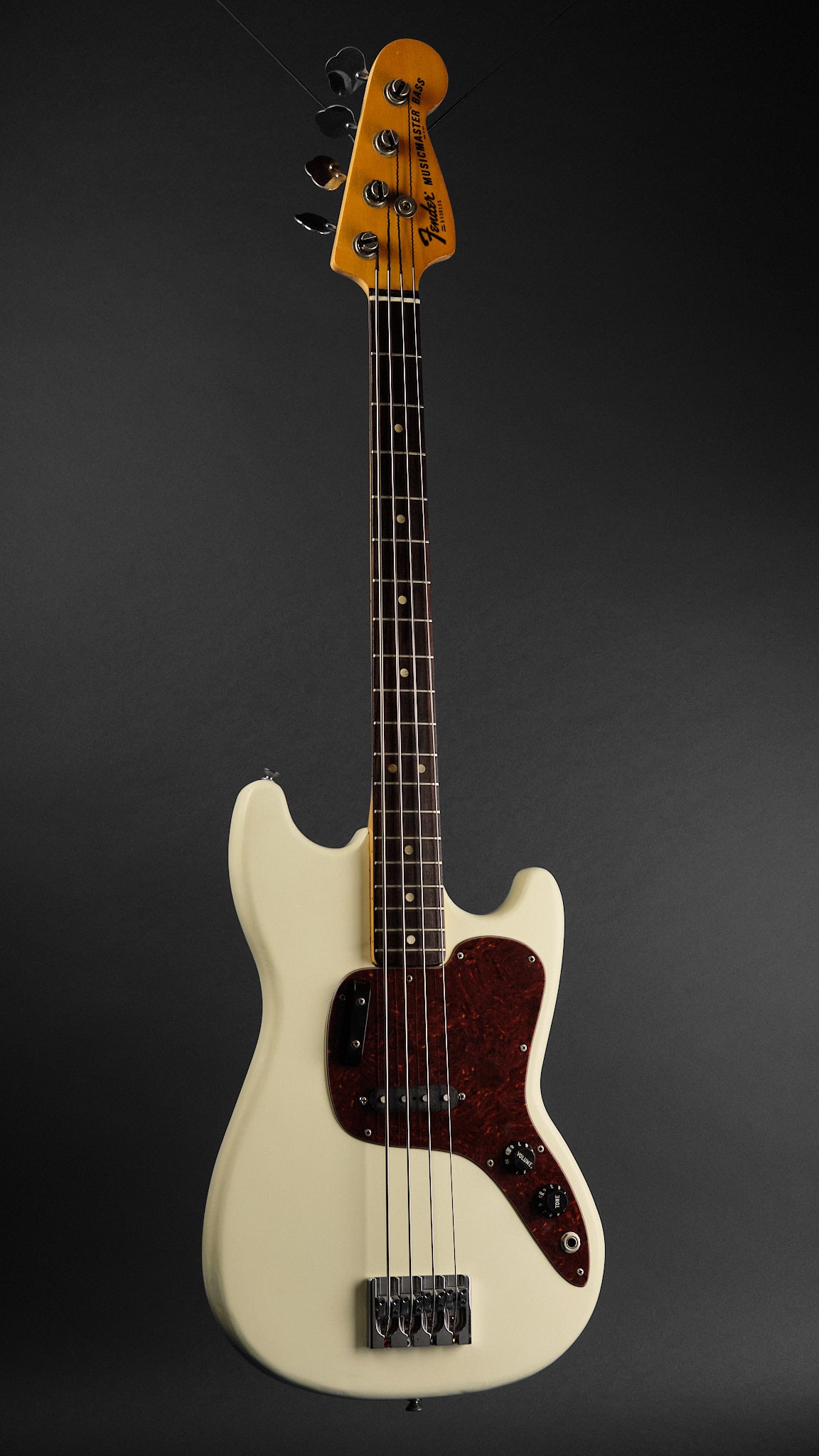 1979 Fender Musicmaster Bass White Refin