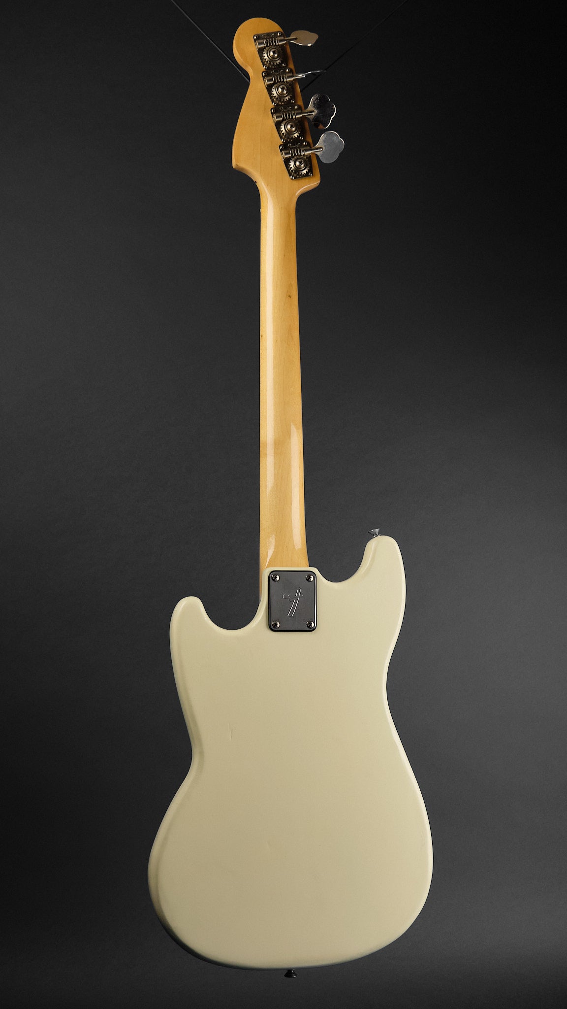 1979 Fender Musicmaster Bass White Refin