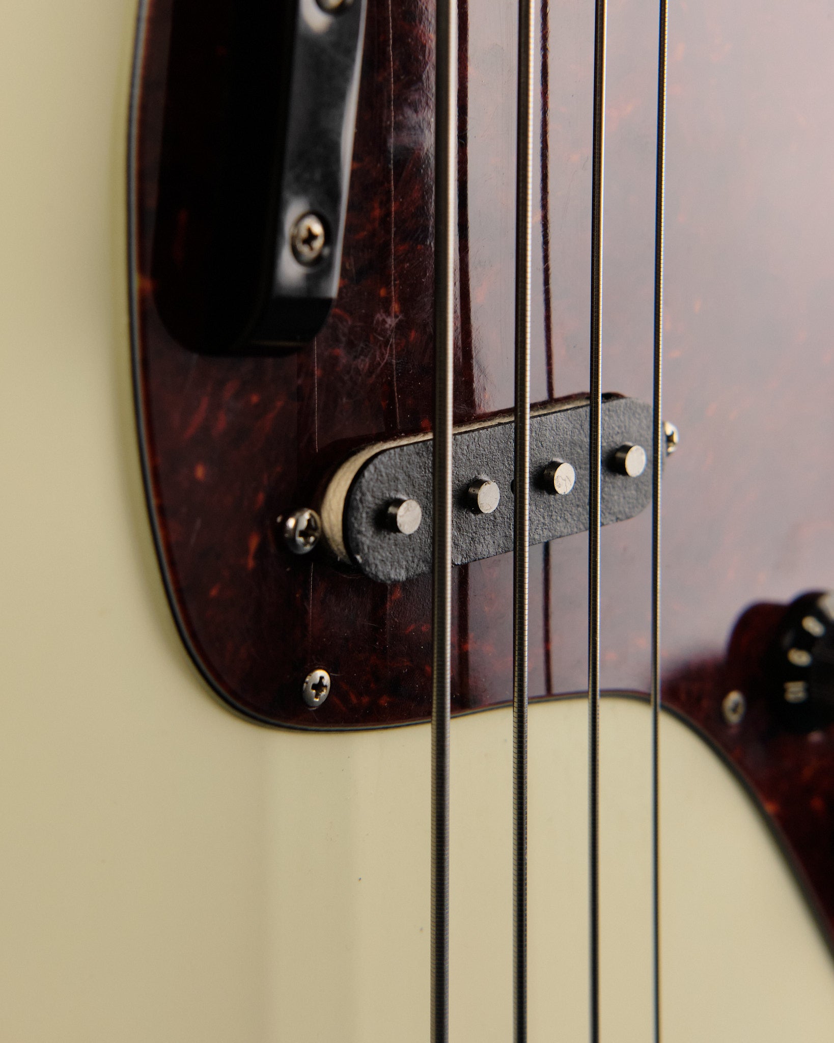 1979 Fender Musicmaster Bass White Refin