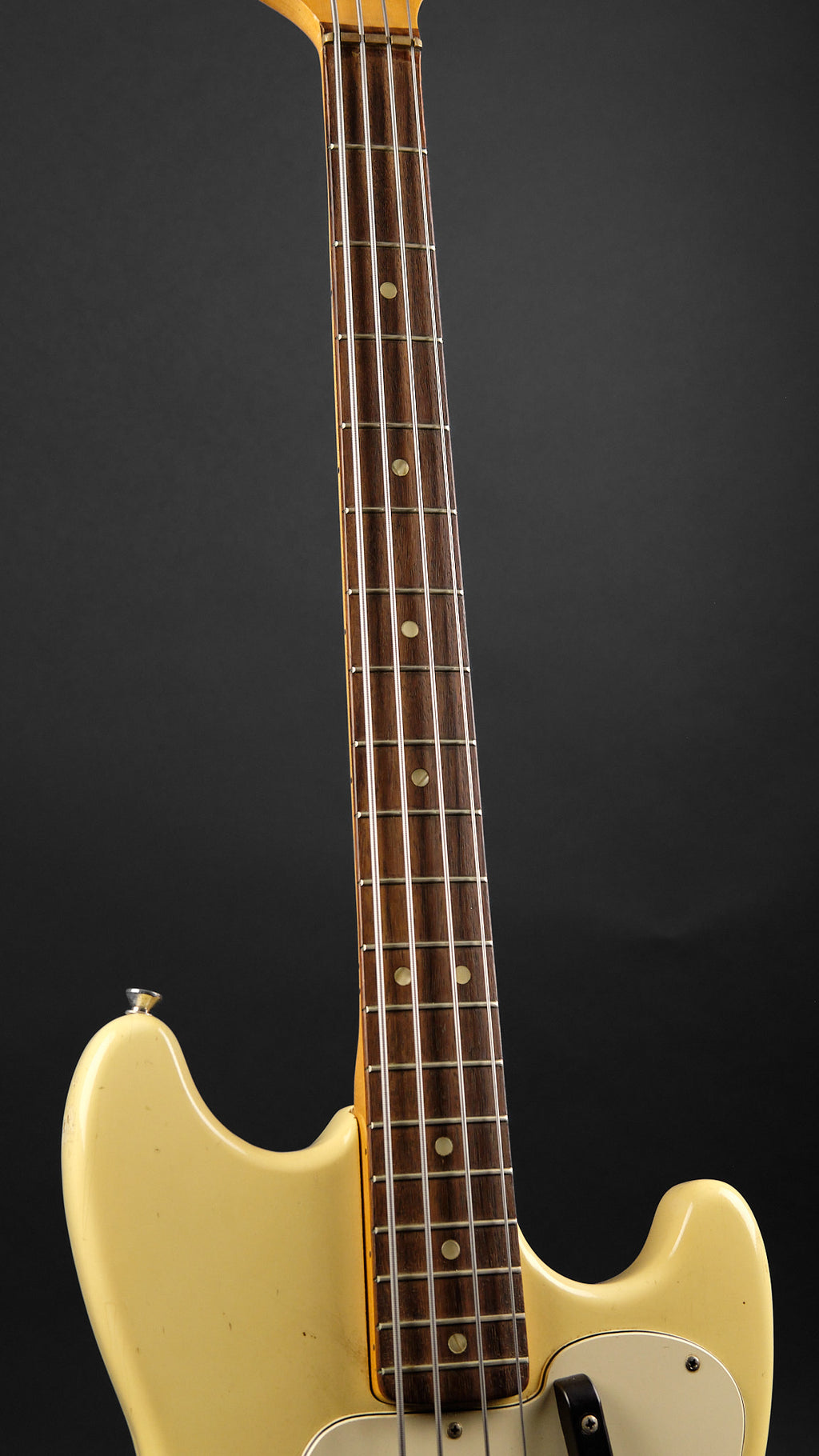 1971 Fender Musicmaster Bass Olympic White