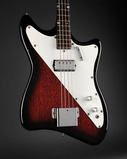 1960s Guyatone EB-8 Red Burst - body front | Replay Guitars