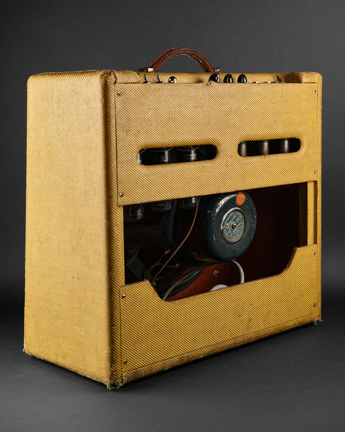 1954 Fender 5D5 Wide-Panel Pro 1 x 15" Guitar Combo - back | Replay Guitars