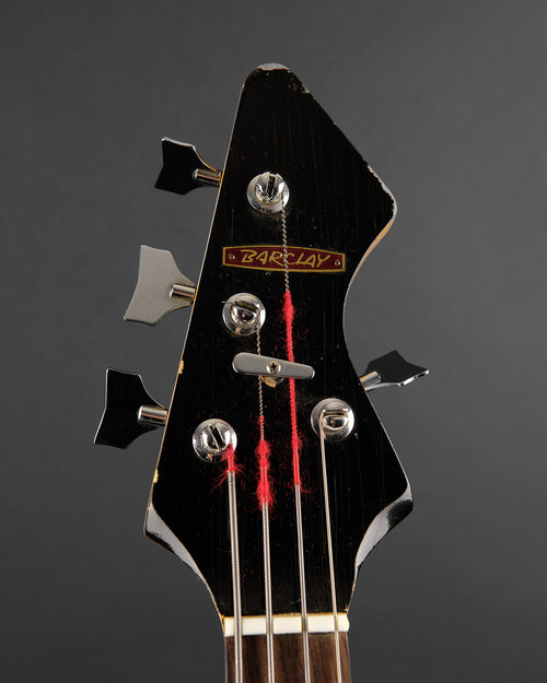 1960s Barclay/Ibanez 482 Red Sunburst - headstock front | Replay Guitars