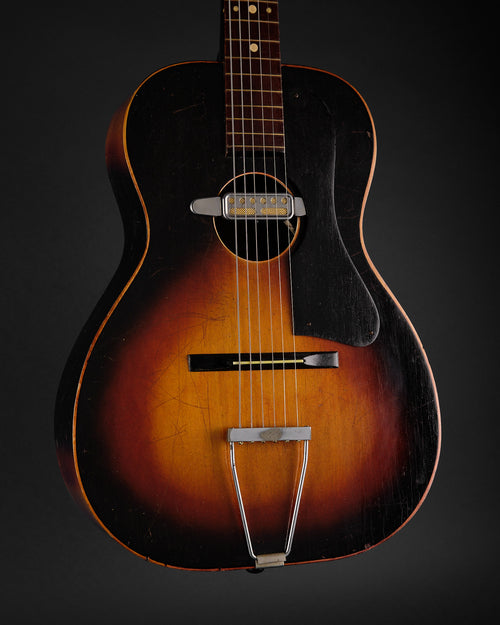 1950s Sampson Acoustic Sunburst - body front | Replay Guitars