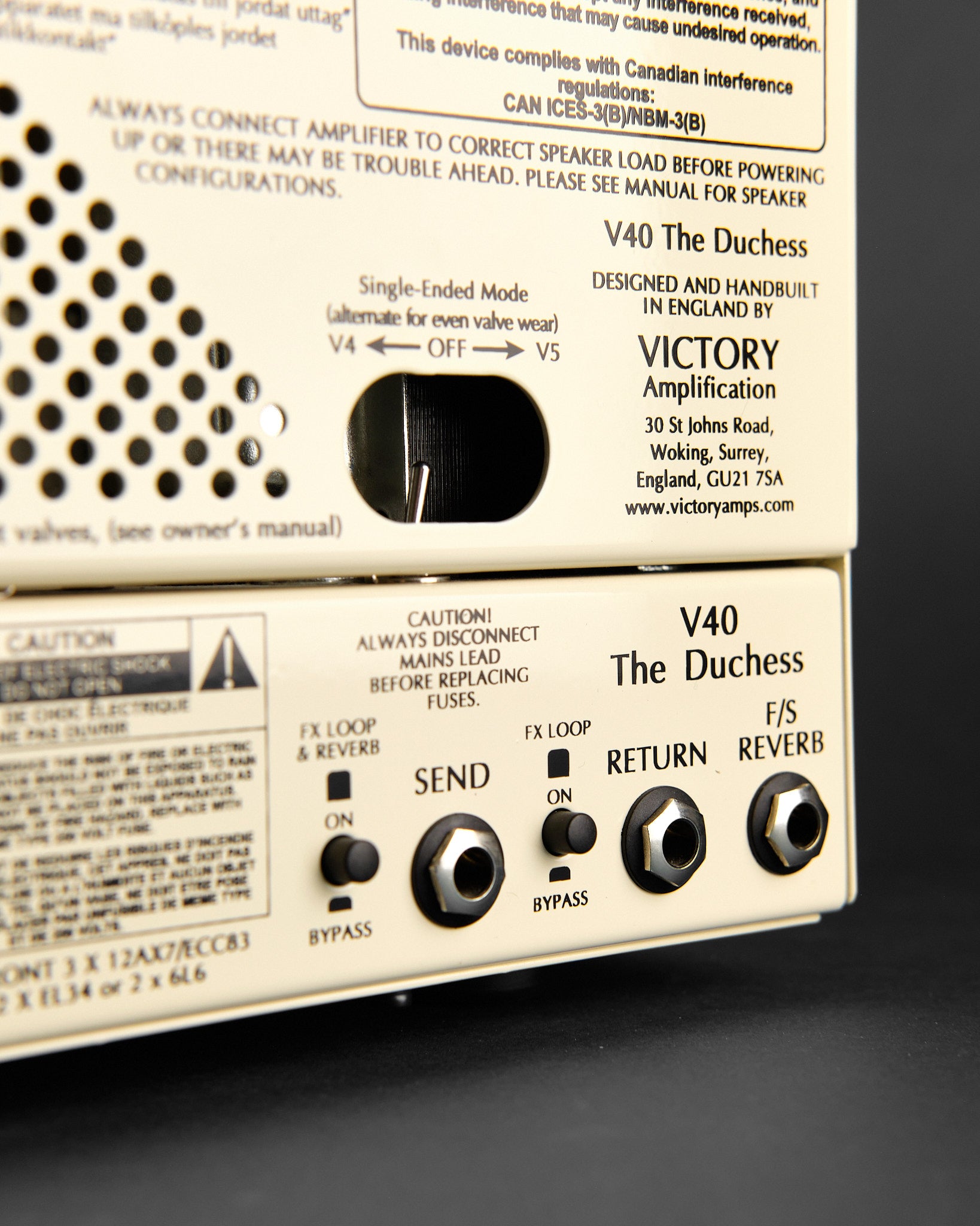 Victory V40 'The Duchess' MKI Guitar Head (Second-Hand)