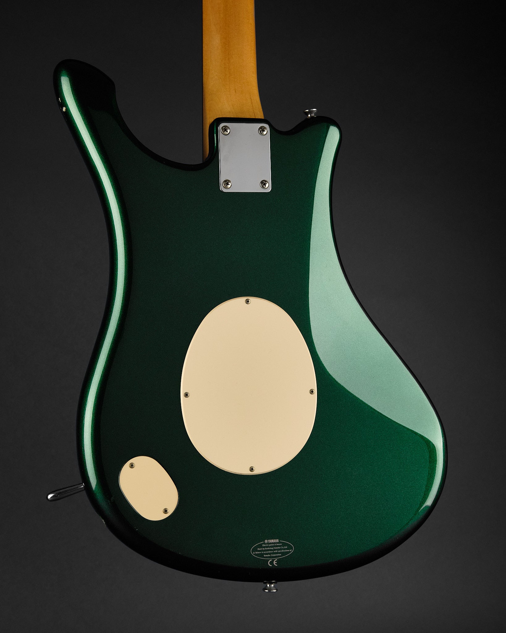 2000 Yamaha SGV-300 Flying Samurai Metallic Green - body back | Replay Guitars