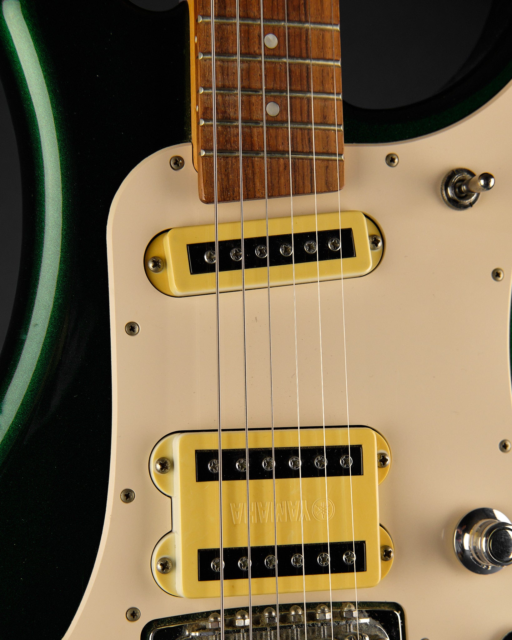 2000 Yamaha SGV-300 Flying Samurai Metallic Green - detail photo 1 | Replay Guitars