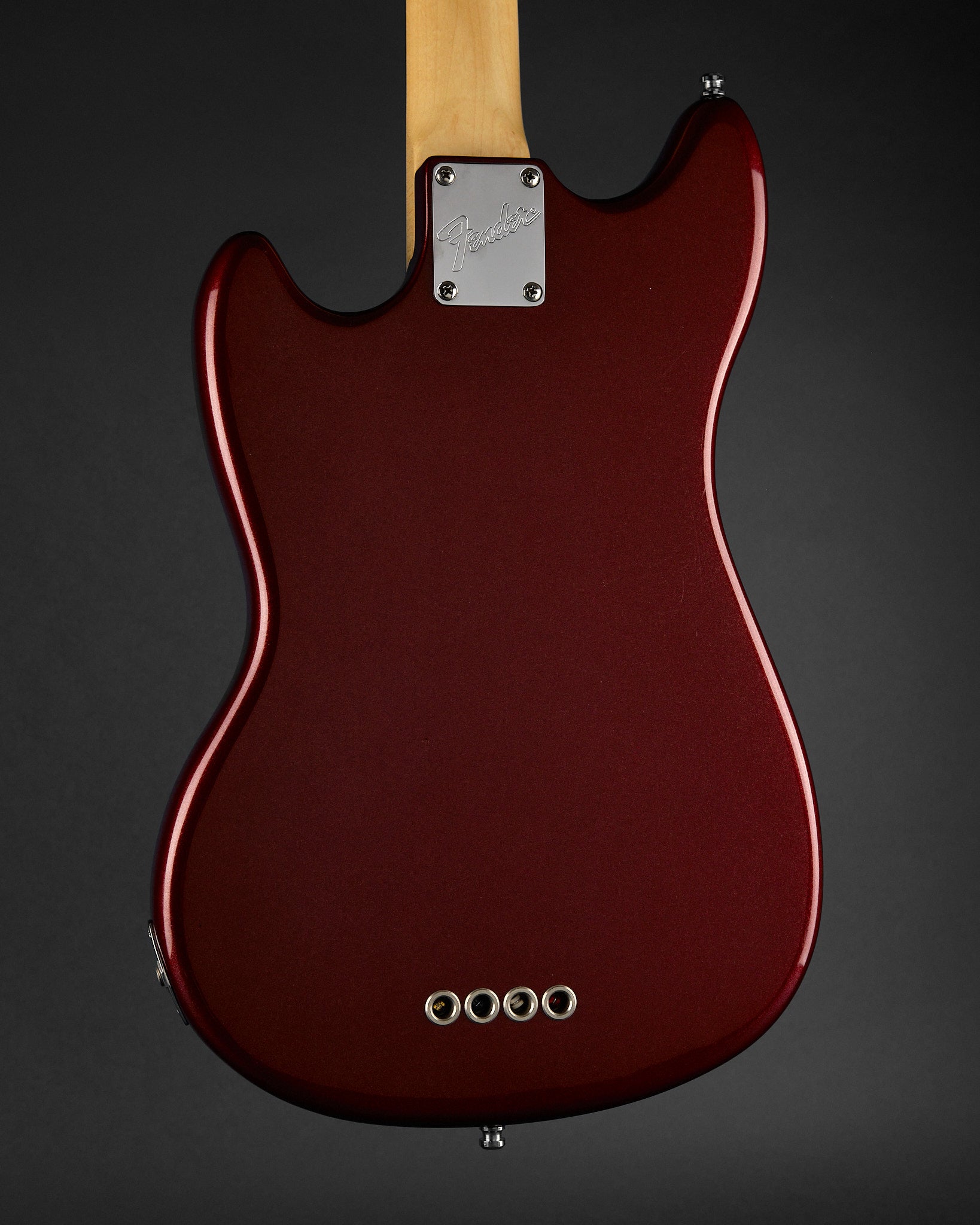 2019 Fender American Performer Mustang Bass Aubergine
