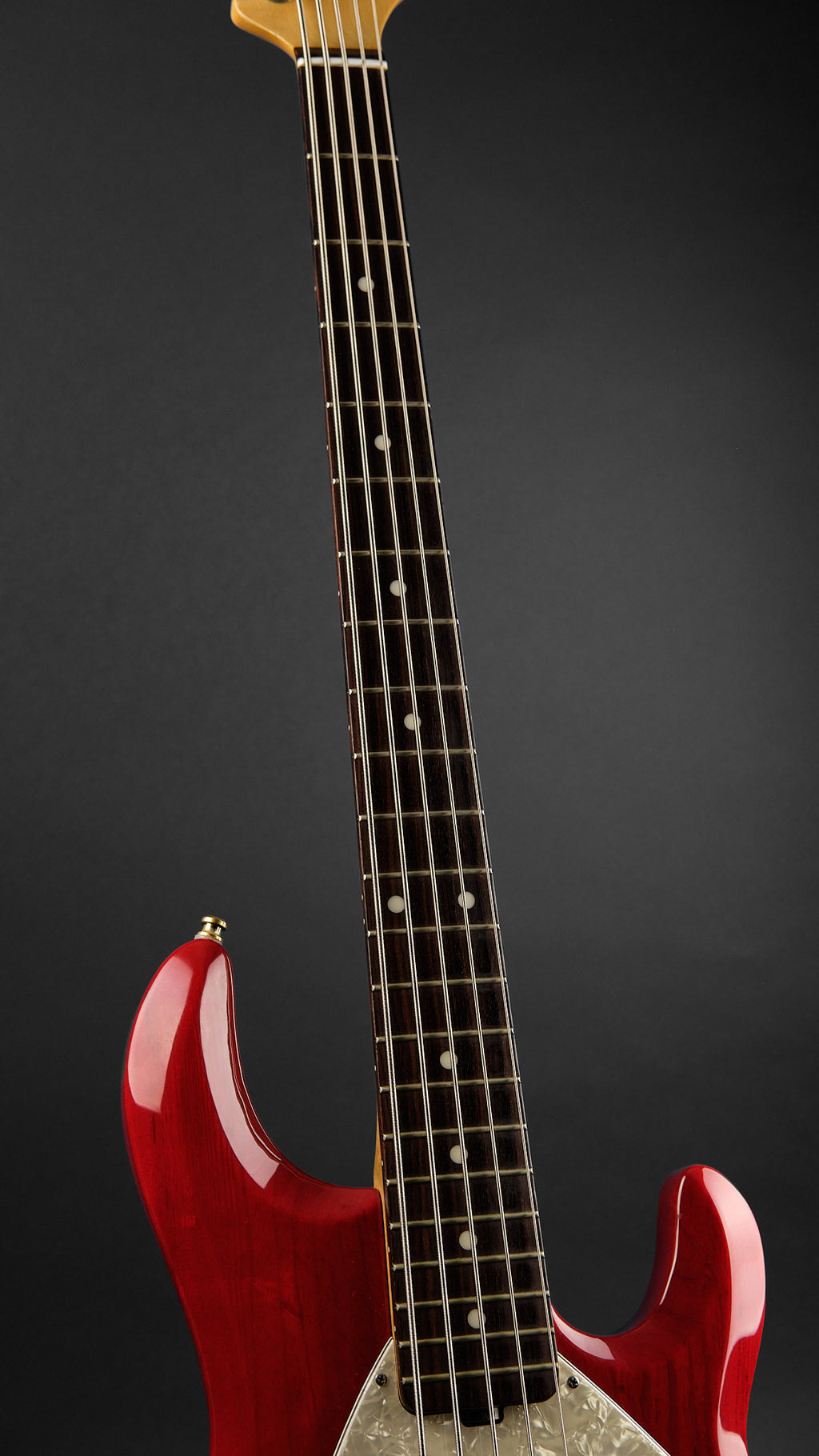 2000 Ernie Ball Music Man Stingray 5 H Translucent Red