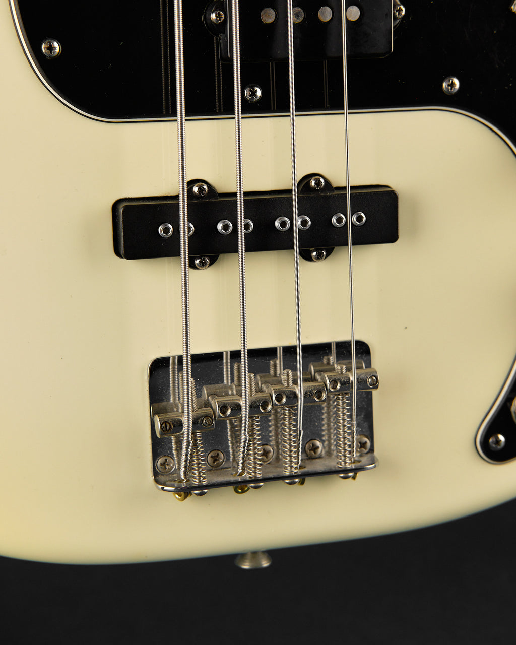 2009 Fender Tony Franklin Fretted Precision Bass Olympic White