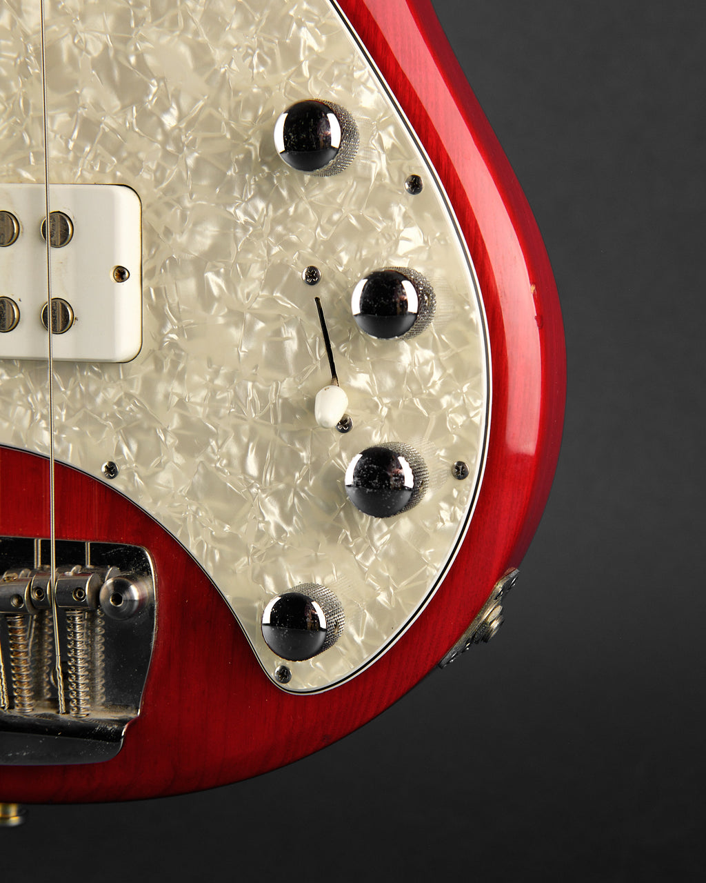 2000 Ernie Ball Music Man Stingray 5 H Translucent Red