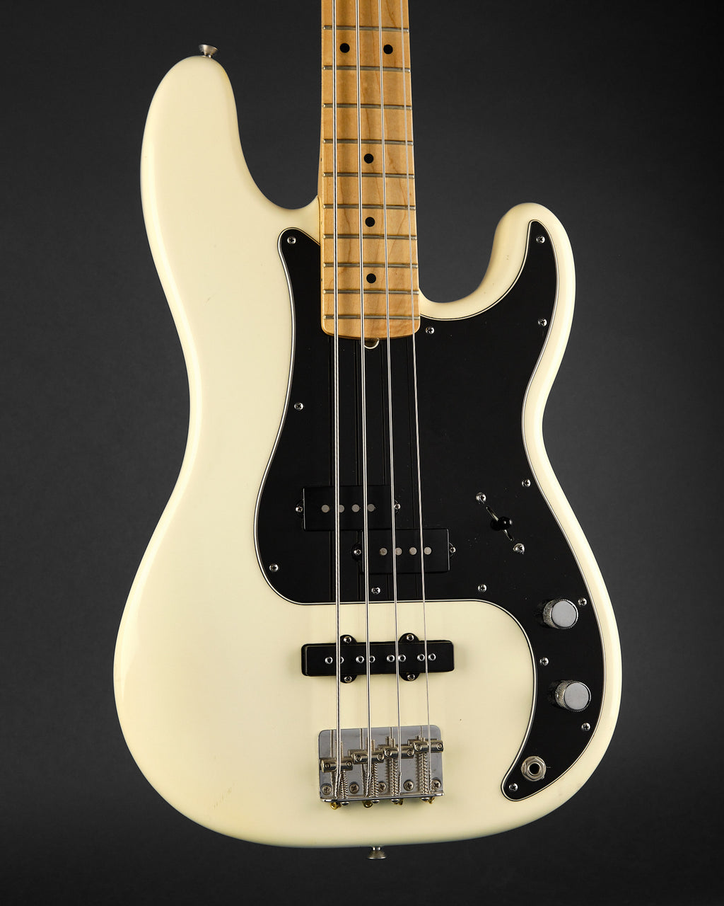 2009 Fender Tony Franklin Fretted Precision Bass Olympic White