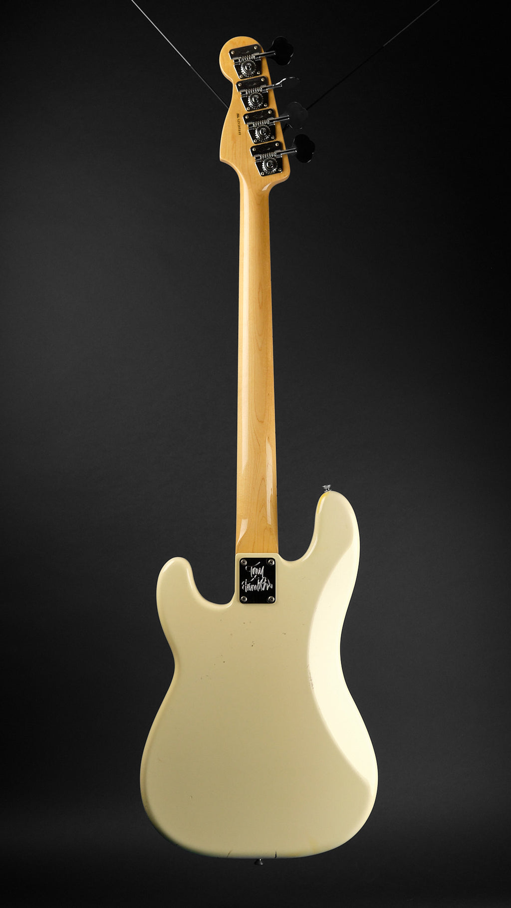 2009 Fender Tony Franklin Fretted Precision Bass Olympic White