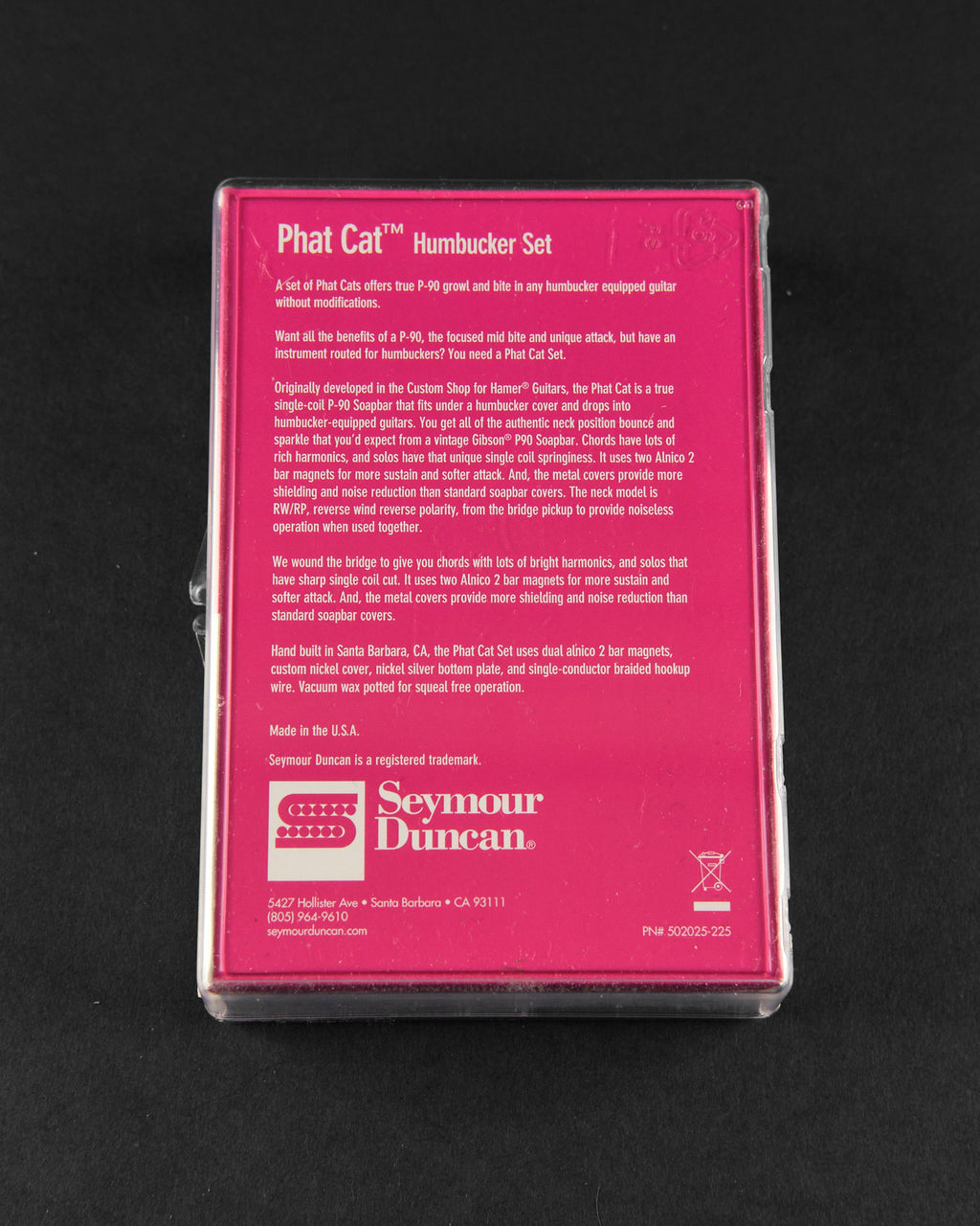 Seymour Duncan Phat Cat P90-Sized Humbucker Set (Second-Hand)