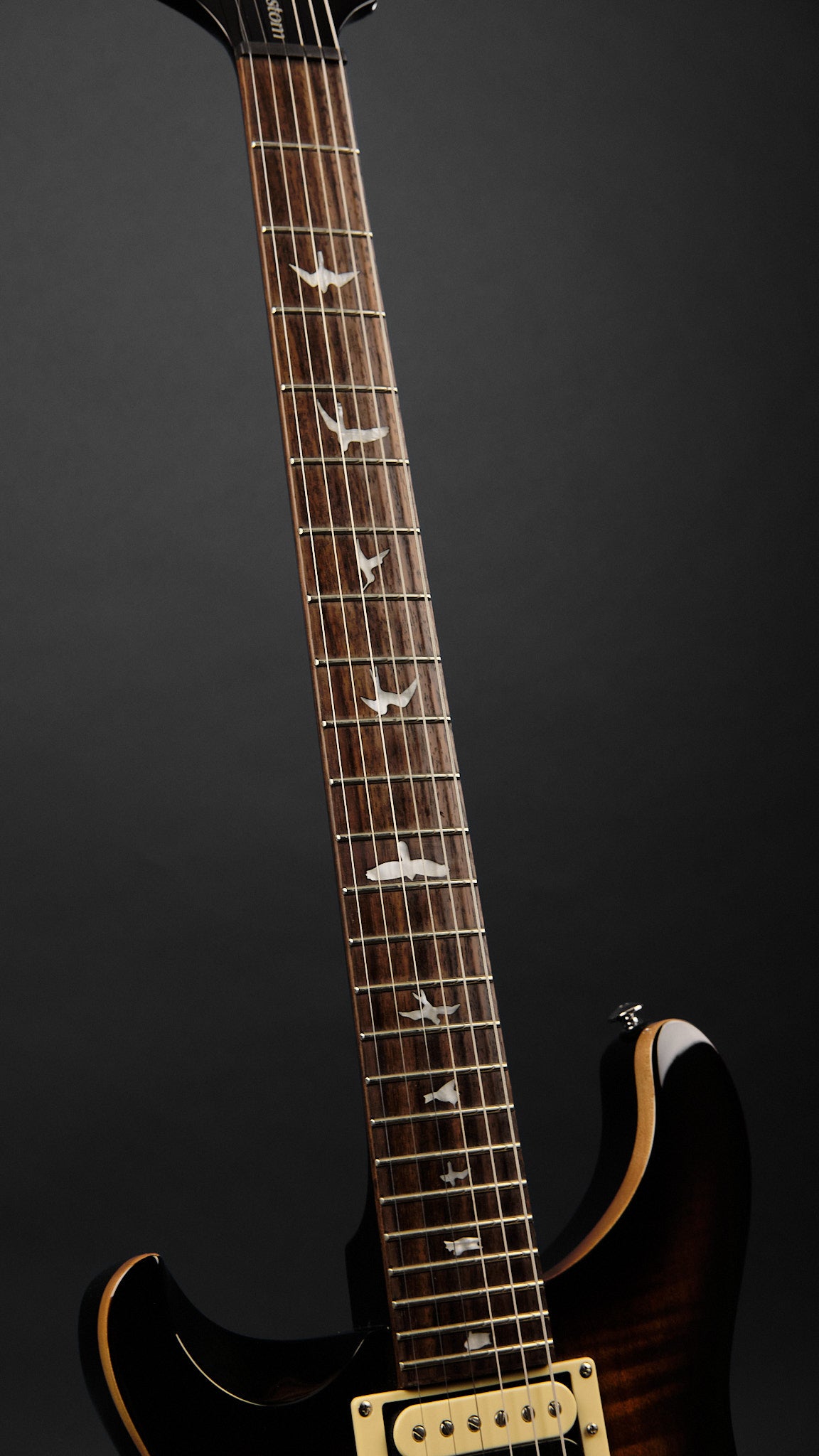 2021 PRS SE Custom 24 Left-Hand Black Gold Burst