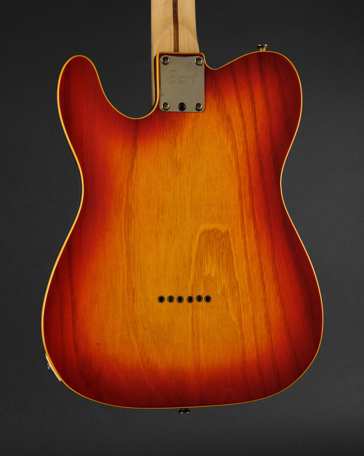 1990s Cort Custom T-Style Cherry Sunburst