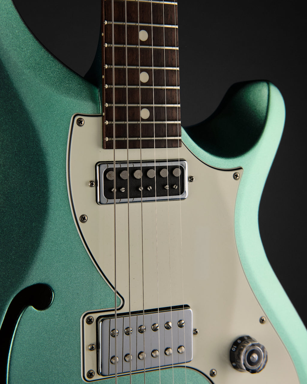 2021 PRS S2 Vela Semi-Hollow Frost Green Metallic