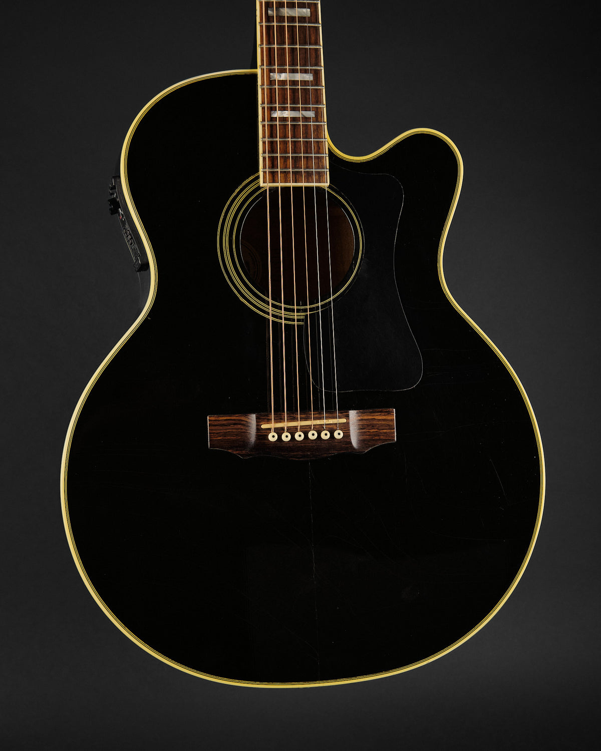2000s Guild F47MCE Grand Auditorium Black