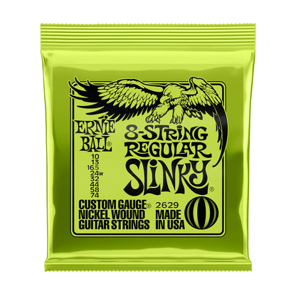 Ernie Ball Slinky Nickel Wound Electric Guitar Strings - 8 String