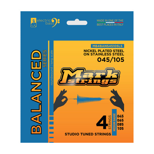 Markbass Balanced Nickel on Stainless Steel Bass Strings