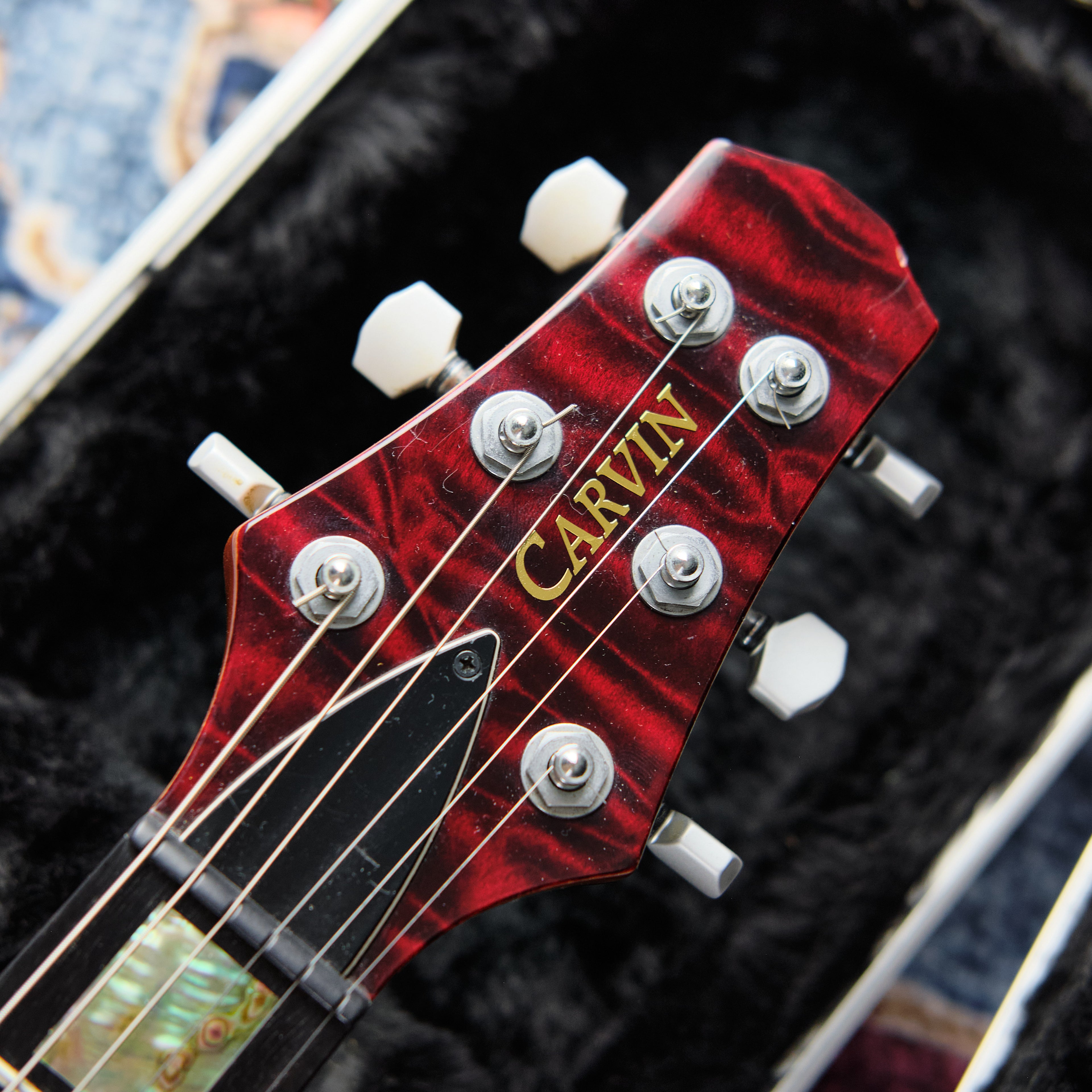 c2004 Carvin CT6M California Carved Top Triple-Step Red