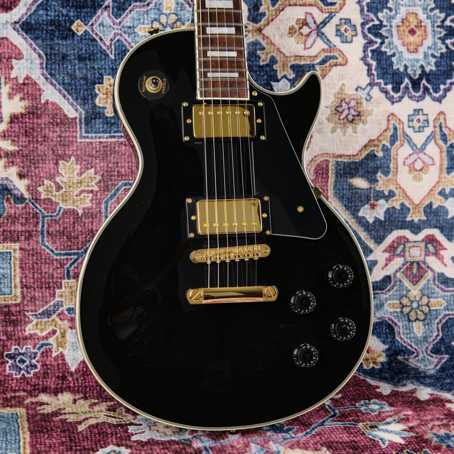 Blitz by Aria Pro II Les Paul Custom Ebony (Second-Hand)