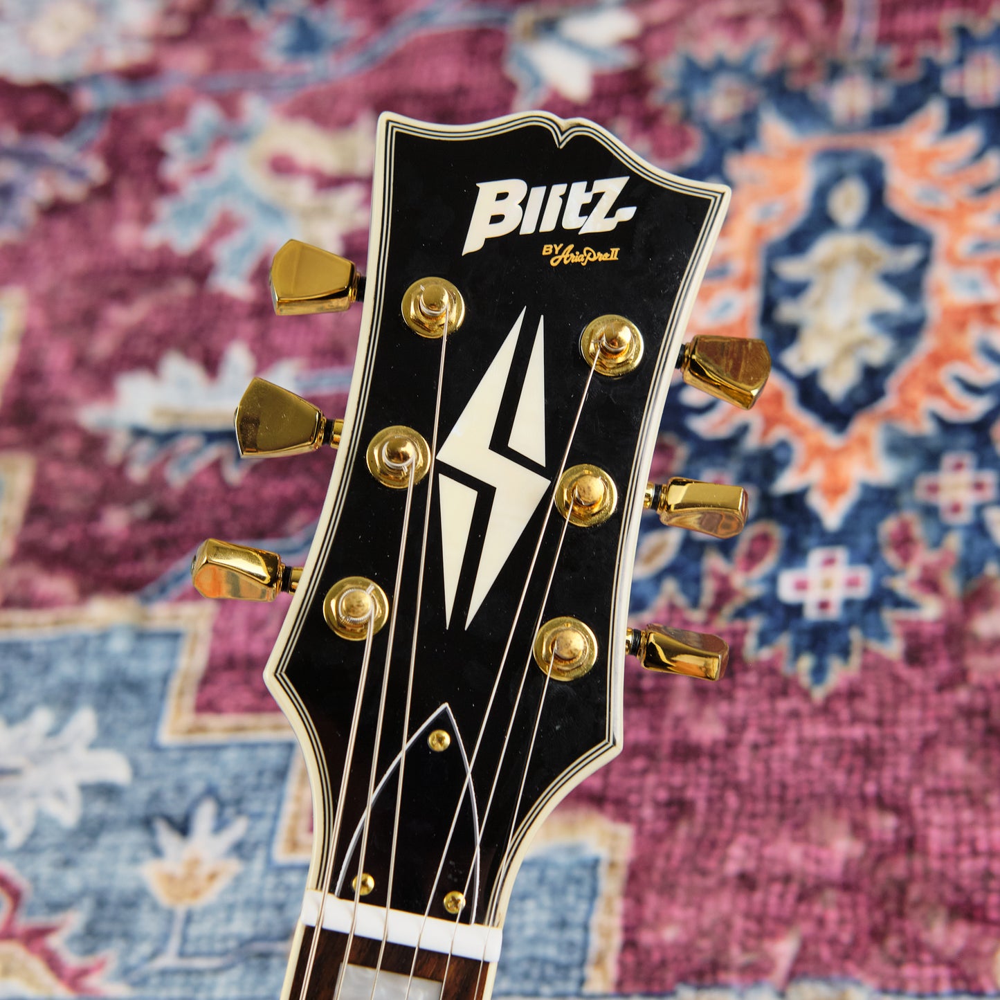 Blitz by Aria Pro II Les Paul Custom Ebony (Second-Hand)