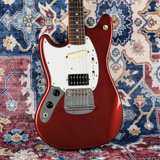 2000s Fender CIJ MG-69 Mustang Left-Handed Candy Apple Red