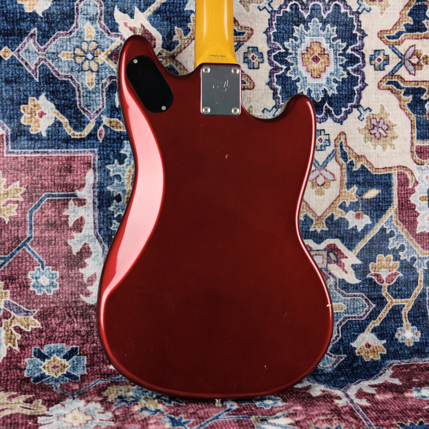 2000s Fender CIJ MG-69 Mustang Left-Handed Candy Apple Red