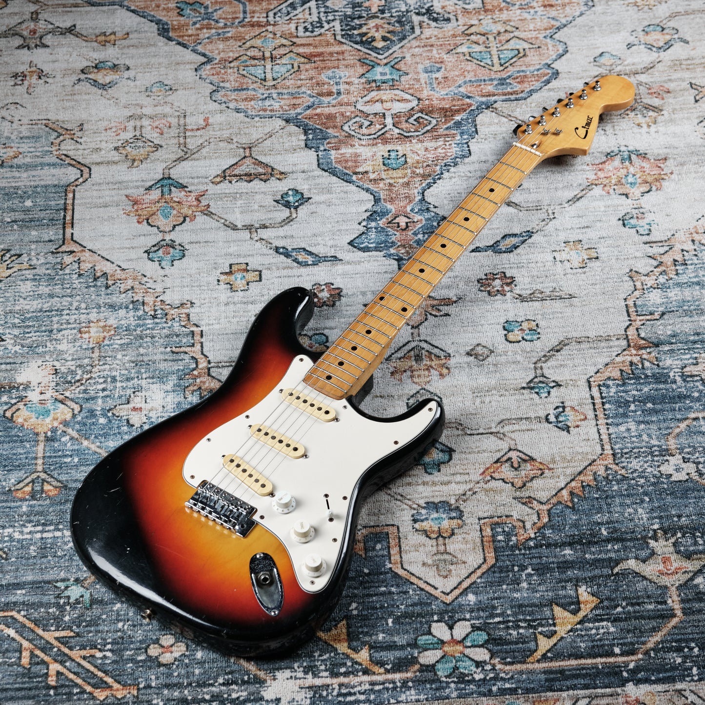 1970s Cimar 1940 Stratocaster Sunburst