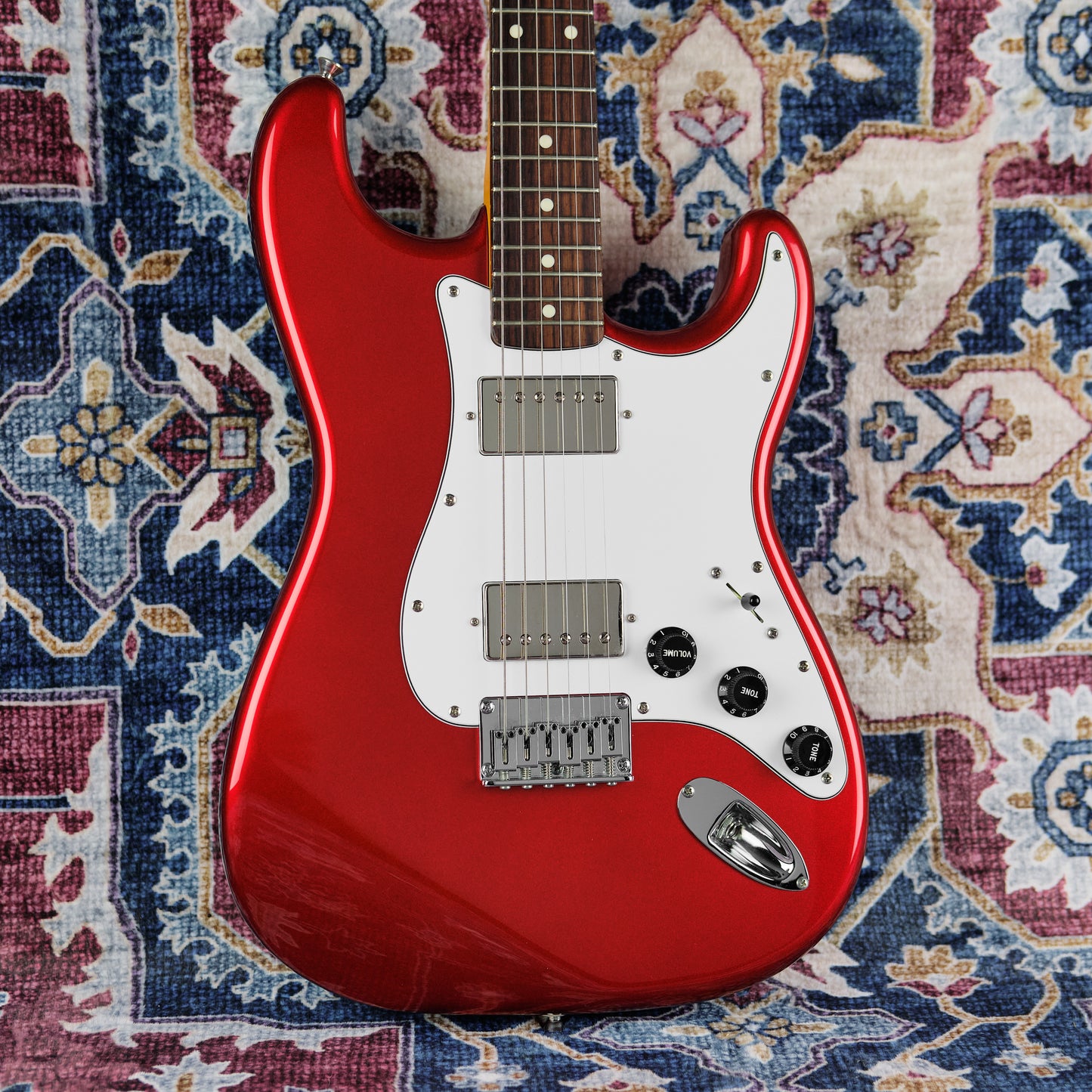 Ray Carlton Custom Classic S-Style Candy Apple Red (Second-Hand)