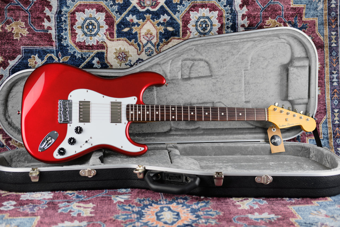 Ray Carlton Custom Classic S-Style Candy Apple Red (Second-Hand)