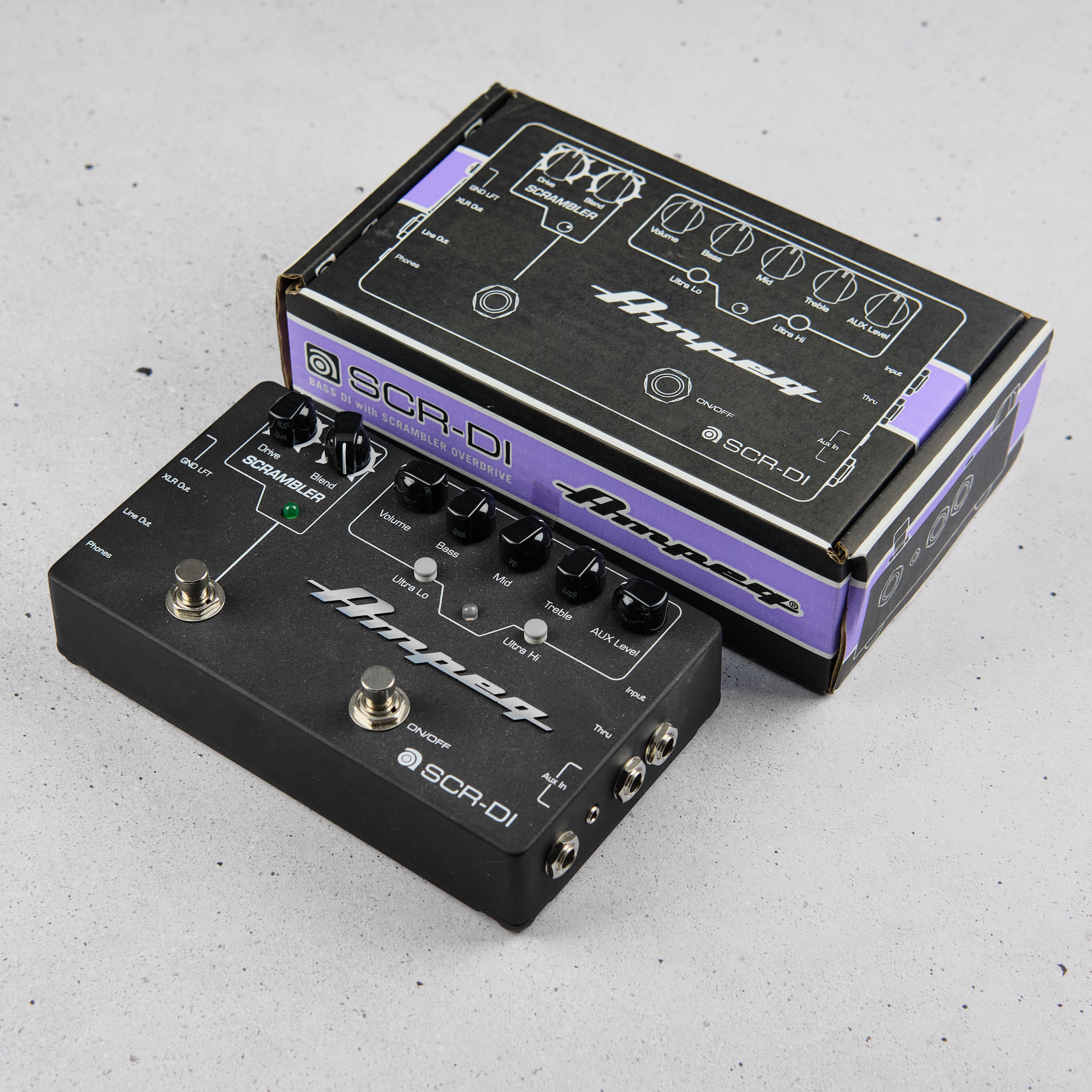 Ampeg SCR-DI Bass DI with Scrambler Overdrive & Preamp (Second-Hand)