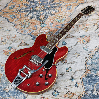 1963 Gibson ES-330 Bigsby Cherry Red