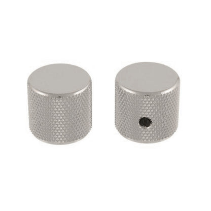 Allparts Flat-Top Solid-Shaft Barrel Knobs - Set of 2