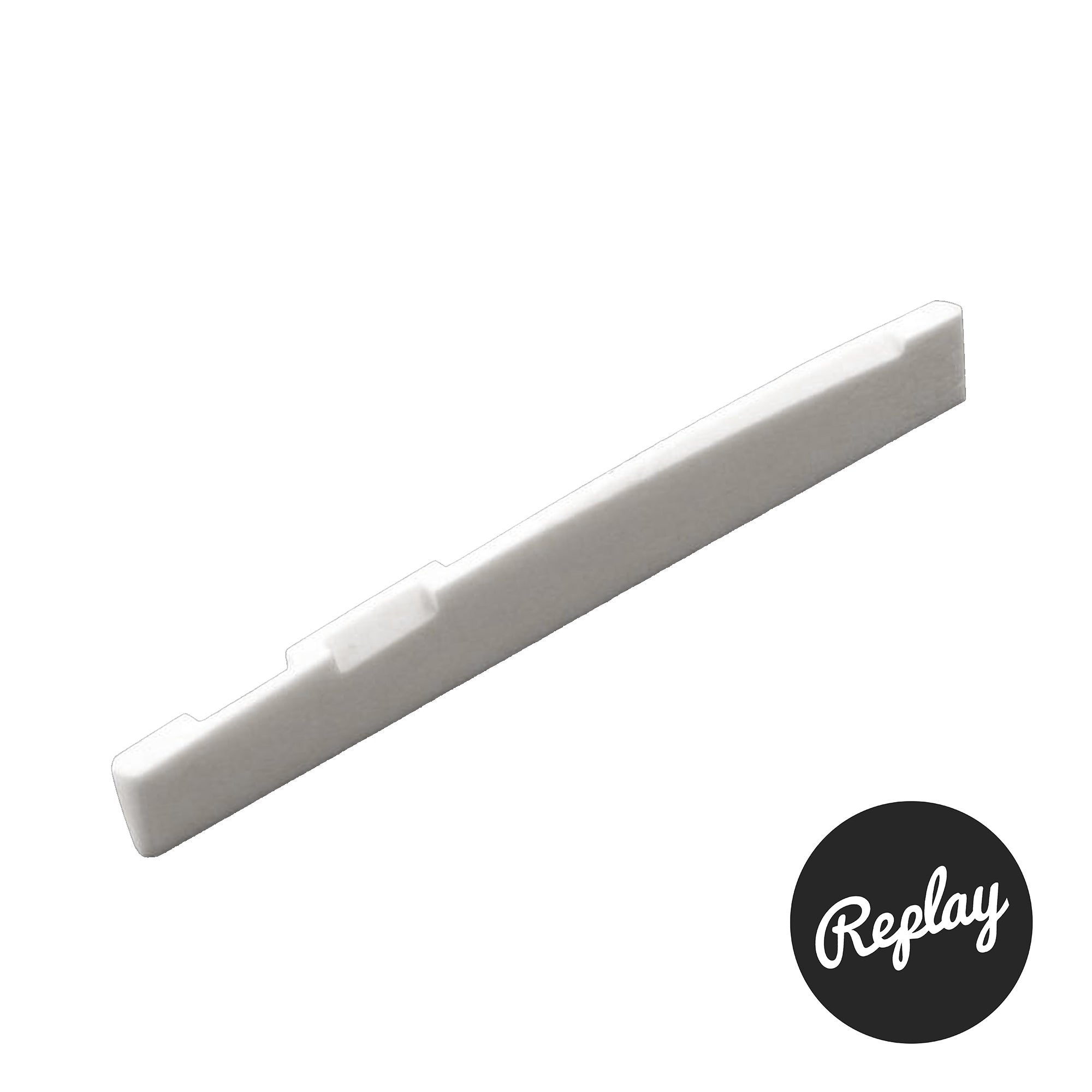 Steel-String Acoustic Bone Bridge Saddle - Compensated