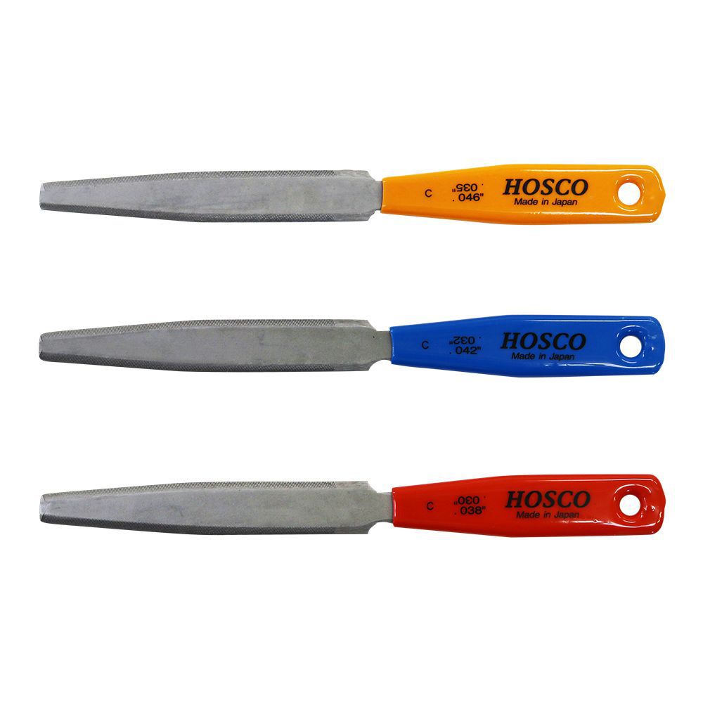 Hosco Gauged Nut Slotting Files